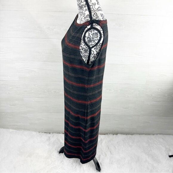 Lauren Ralph Lauren Striped Linen Tank Pencil Midi Dress - Picture 4 of 7